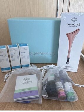 Brand New Odacite Marula Serum Set with Cryo-Tech Guasha Tool + Odacite SAMPLES